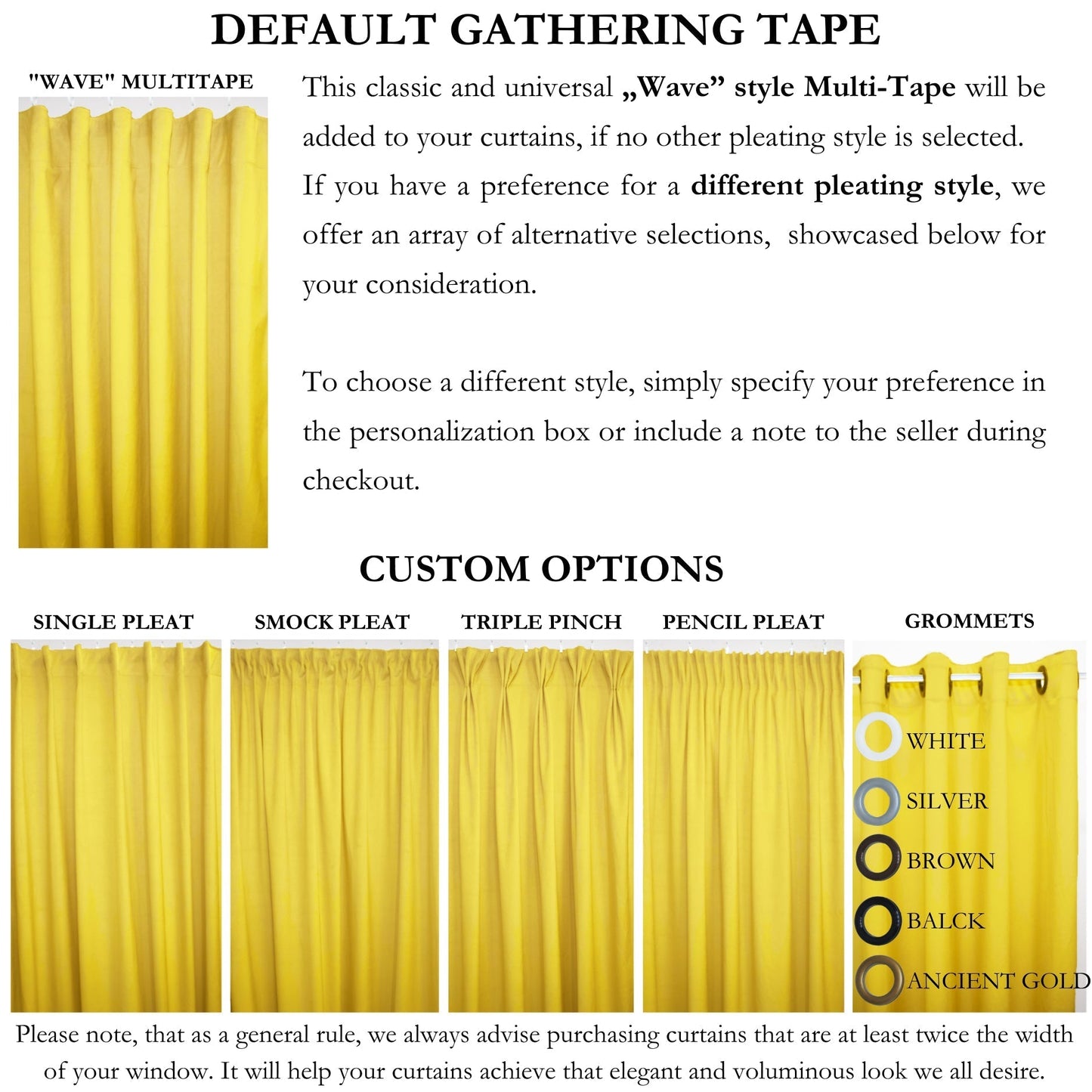 Velvet Curtains - Custom Order