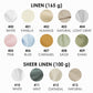 Linen Curtains - Custom Order No. 589
