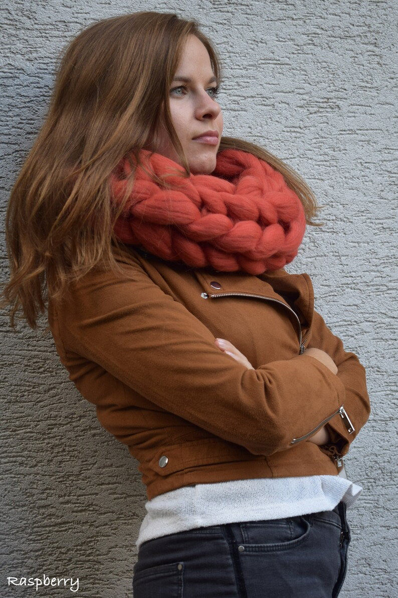 Infinity Chunky Knit Scarf