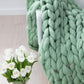 Chunky Knit Blanket - Classic Pattern